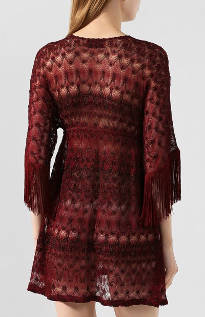 Туника MISSONI бордового цвета по цене 66000 руб., арт. MMQ00119/BR0081, фото 4 Туника MISSONI, арт. MMQ00119/BR0081, фото 4