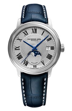 Мужские часы maestro moon phase RAYMOND WEIL бесцветного цвета, арт. 2239-STC-00659 | Фото 1 (Механизм: Автомат; Материал корпуса: Сталь; Региональные ограничения белый список (Axapta Mercury): Не проставлено; Нос: Не проставлено; Цвет циферблата: Серебристый; Ограничения доставки: m-style)