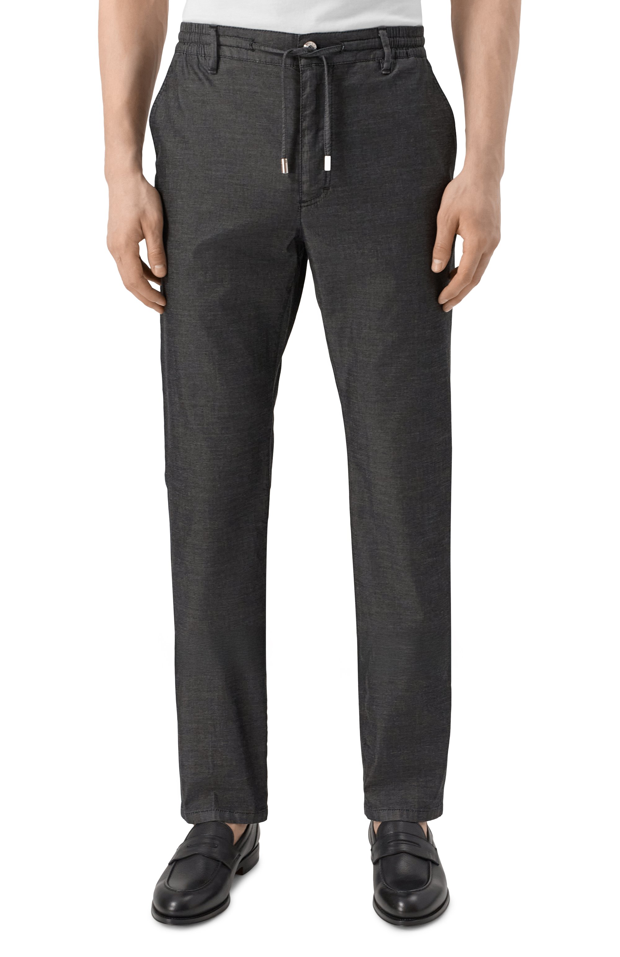 Брюки STEFANO RICCI темно-серого цвета по цене 130000 руб., арт. M8T51B1111/TS0BK, фото 3 Брюки STEFANO RICCI, арт. M8T51B1111/TS0BK, фото 3