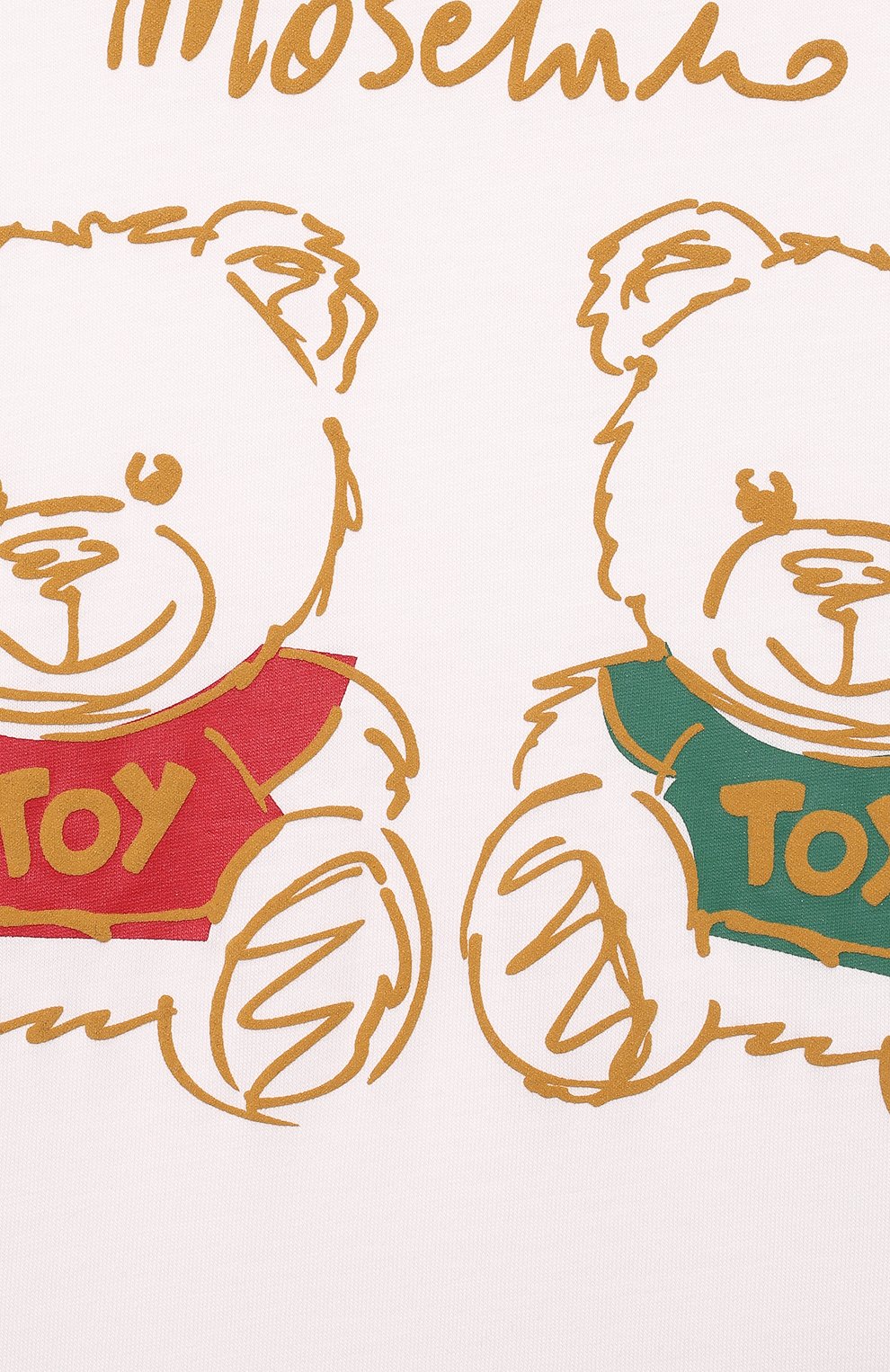 Хлопковая футболка MOSCHINO, арт. HWM04K/LAA01/10-14, фото 3