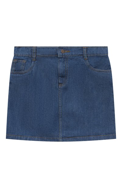 Джинсовая юбка TINYCOTTONS синего цвета по цене 8700 руб., арт. TINY-003, фото 1 Джинсовая юбка TINYCOTTONS, арт. TINY-003, фото 1