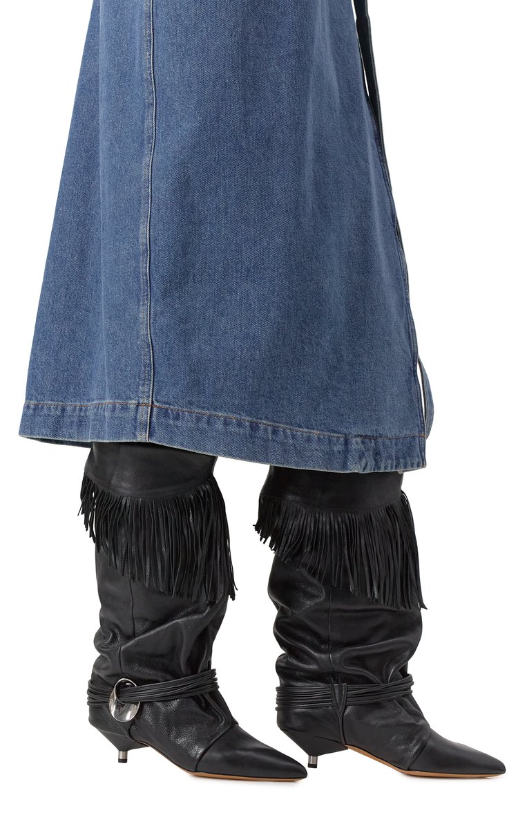 Кожаные сапоги elten ISABEL MARANT, арт. 24H/BT0030FA-B4A09S, фото 3