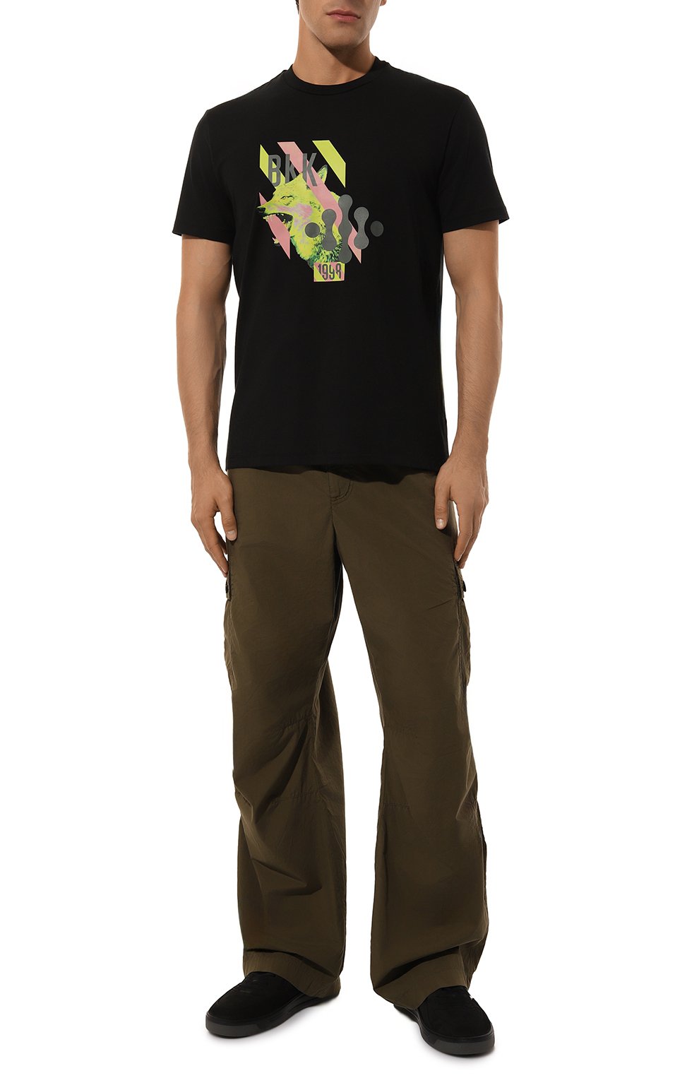 Хлопковая футболка DIRK BIKKEMBERGS, арт. PBMT0250, фото 2