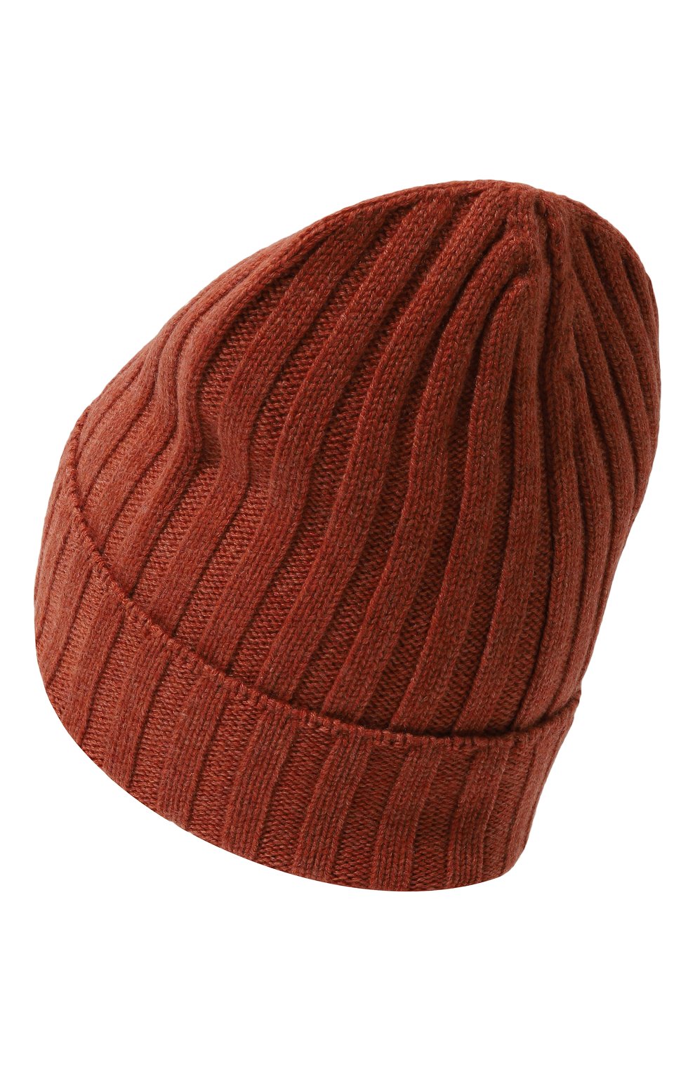 Кашемировая шапка BRUNELLO CUCINELLI кораллового цвета по цене 25250 руб., арт. B22M90040C, фото 2 Кашемировая шапка BRUNELLO CUCINELLI, арт. B22M90040C, фото 2