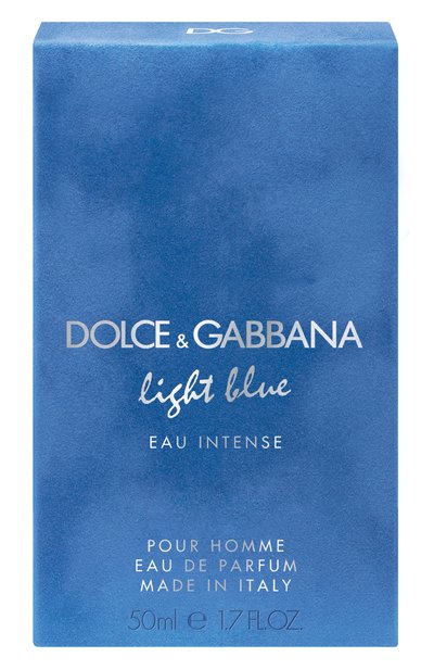 Парфюмерная вода light blue eau intense pour homme (50ml) DOLCE & GABBANA, арт. 8057971181384, фото 3