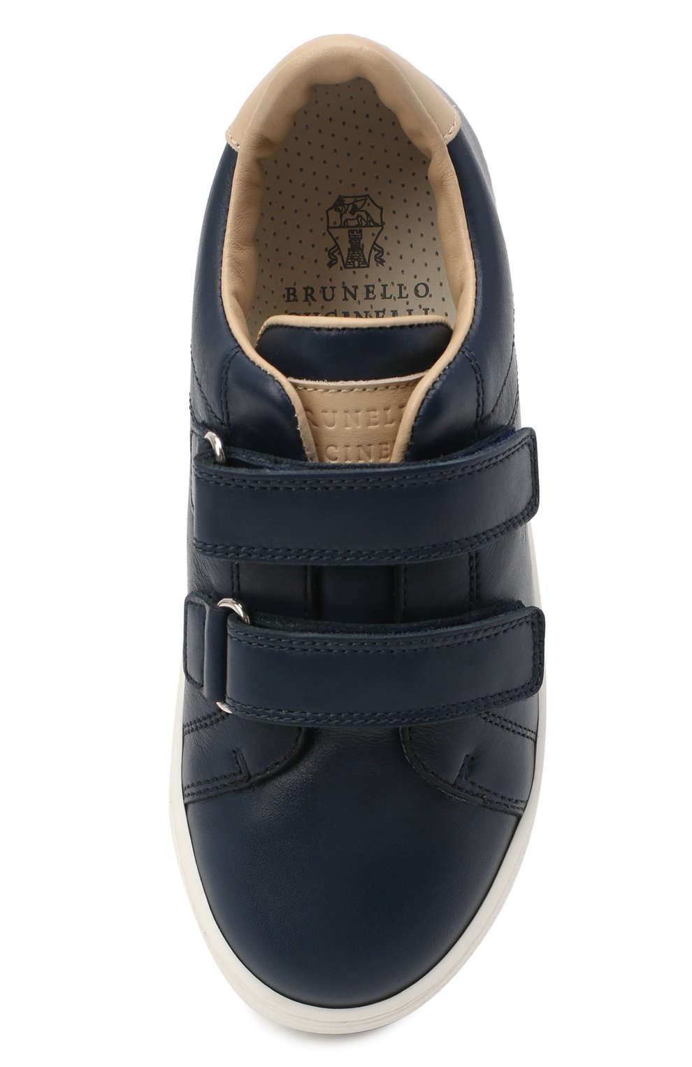 Кожаные кеды BRUNELLO CUCINELLI, арт. BNAC0ZA106, фото 4