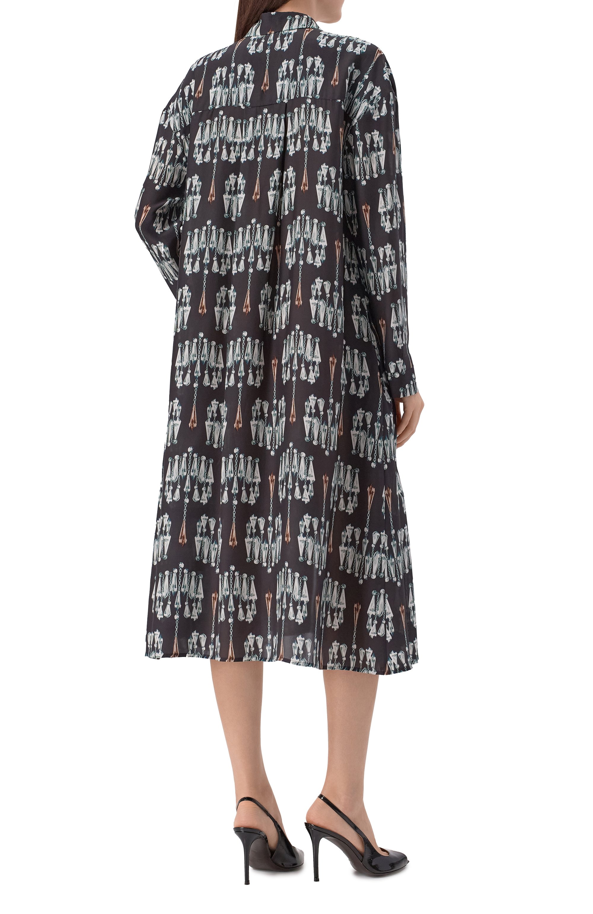 Шелковое платье AKHMADULLINA, арт. 1226.5D109/S713.3, фото 3