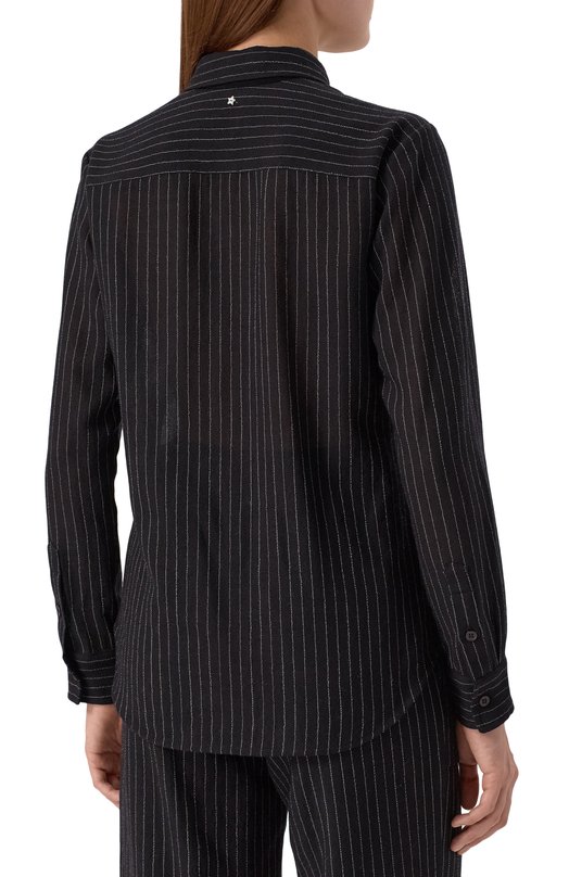 Шерстяная рубашка Lorena Antoniazzi CA12E/5025 Чёрный  CA12E/5025 Фото 4