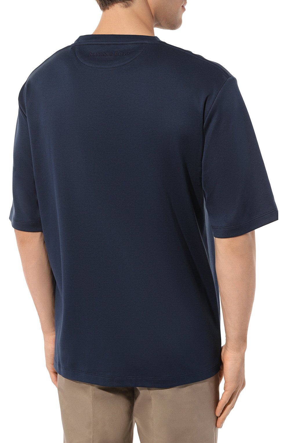 Хлопковая футболка STEFANO RICCI, арт. MNH3302660/LUXT, фото 4