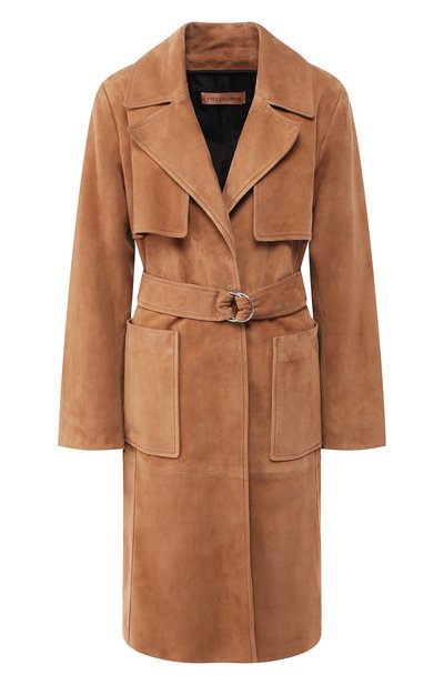 Кожаный плащ YVES SALOMON, арт. 9EYM24205AVXX, фото 1