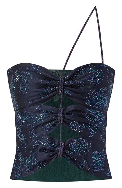 Женский топ с отделкой стразами GIORGIO ARMANI, арт. GW003770/AF27896