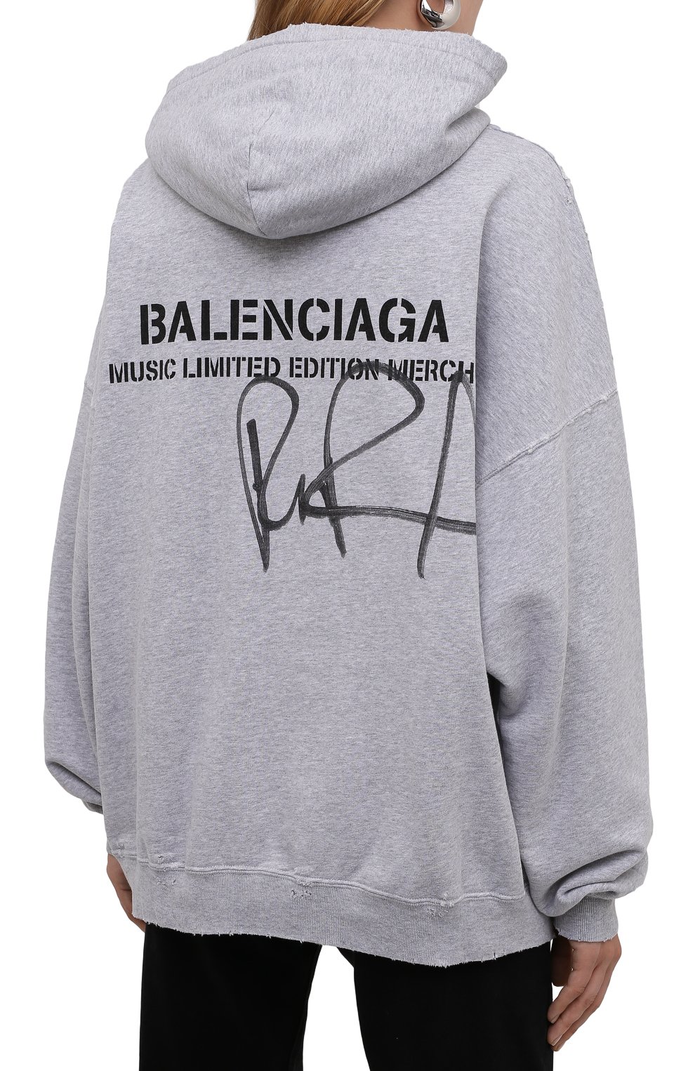 Хлопковая толстовка BALENCIAGA, арт. 674728/TLV56, фото 4