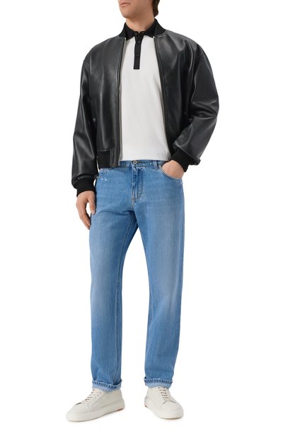 Хлопковое поло DOLCE & GABBANA, арт. G8SJ4T/G706A, фото 2