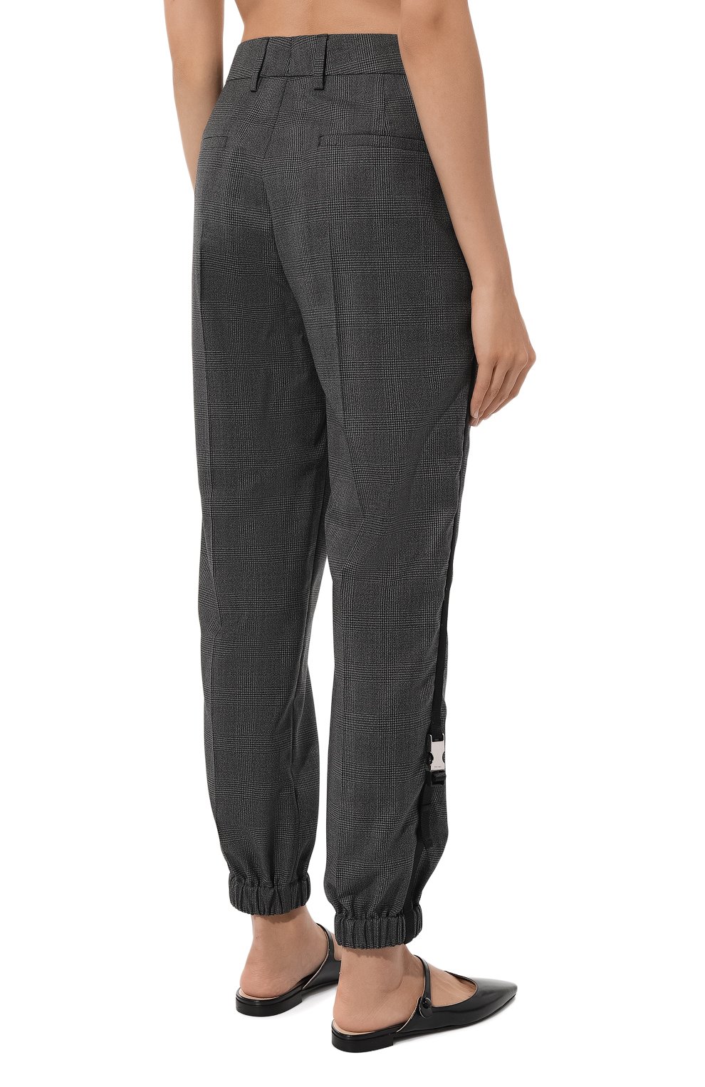 Джоггеры из шерсти и шелка PRADA, арт. P274E-1UWJ-F0031-212, фото 4