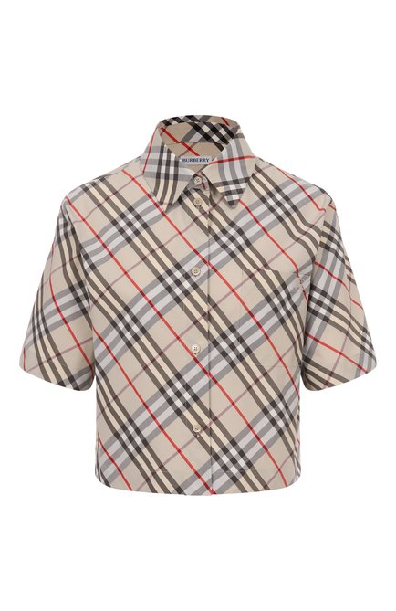 Женская хлопковая рубашка BURBERRY, арт. 8110951
