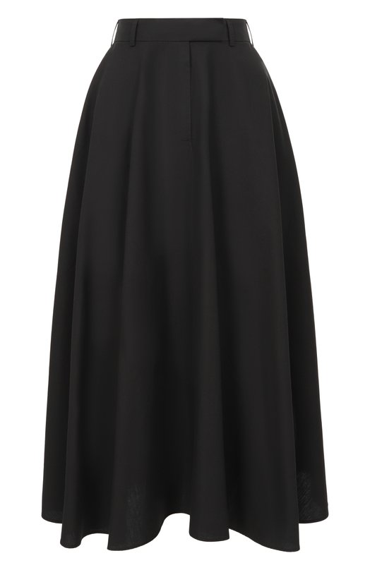 Хлопковая юбка Officine Generale S26WSKT154 Чёрный S26WSKT154