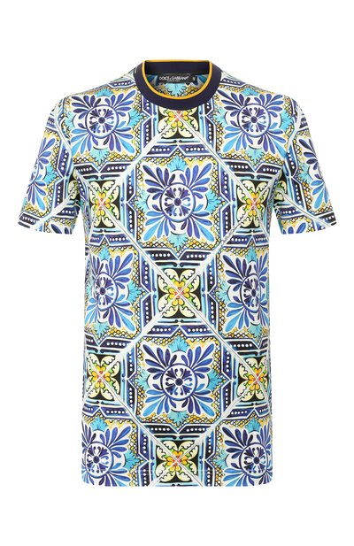 Хлопковая футболка DOLCE & GABBANA, арт. G8KD0T/HS7B4, фото 1