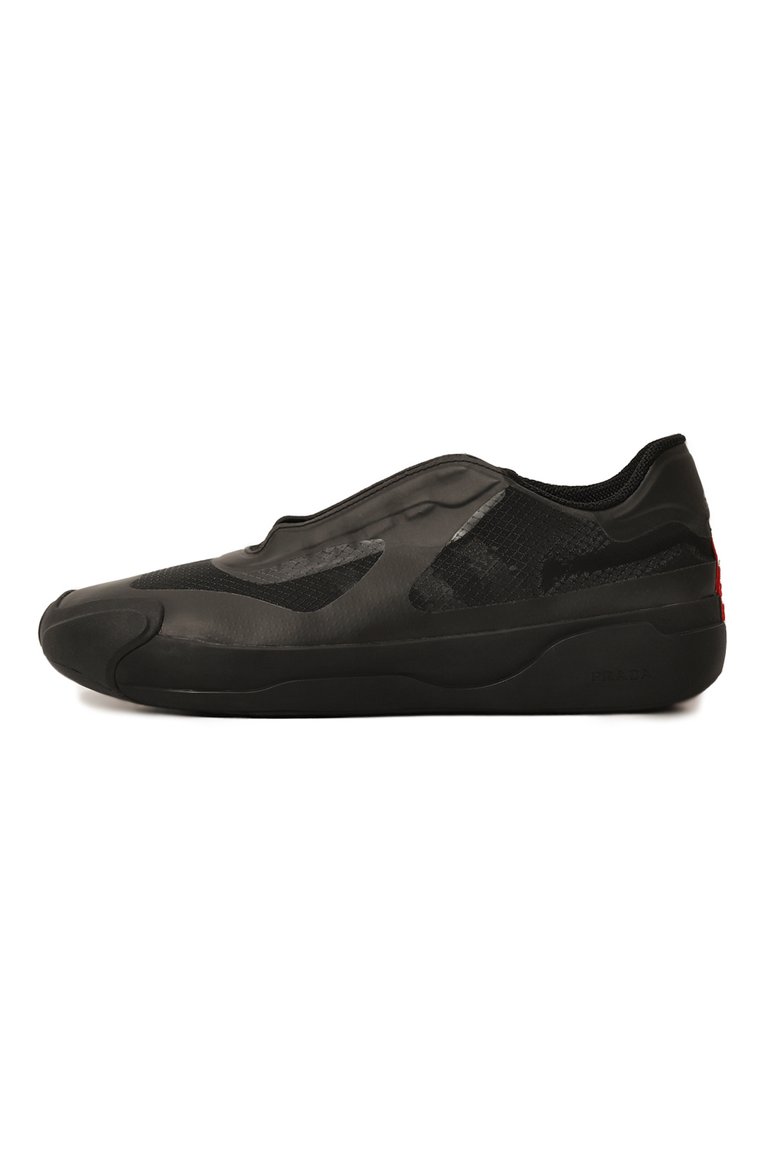 Мужского кроссовки prada x adidas a+p luna rossa 22 PRADA черного цвета, арт. 3E6447-OYQ-F0002-005 | Фото 6 (Стили: Спорт; Материал внешний: Текстиль, Натуральная кожа; Материал утеплителя: Без утеплителя; Региональные ограничения белый список (Axapta Mercury): Не проставлено; Нос: Не проставлено; Кросс-КТ: Низкие)