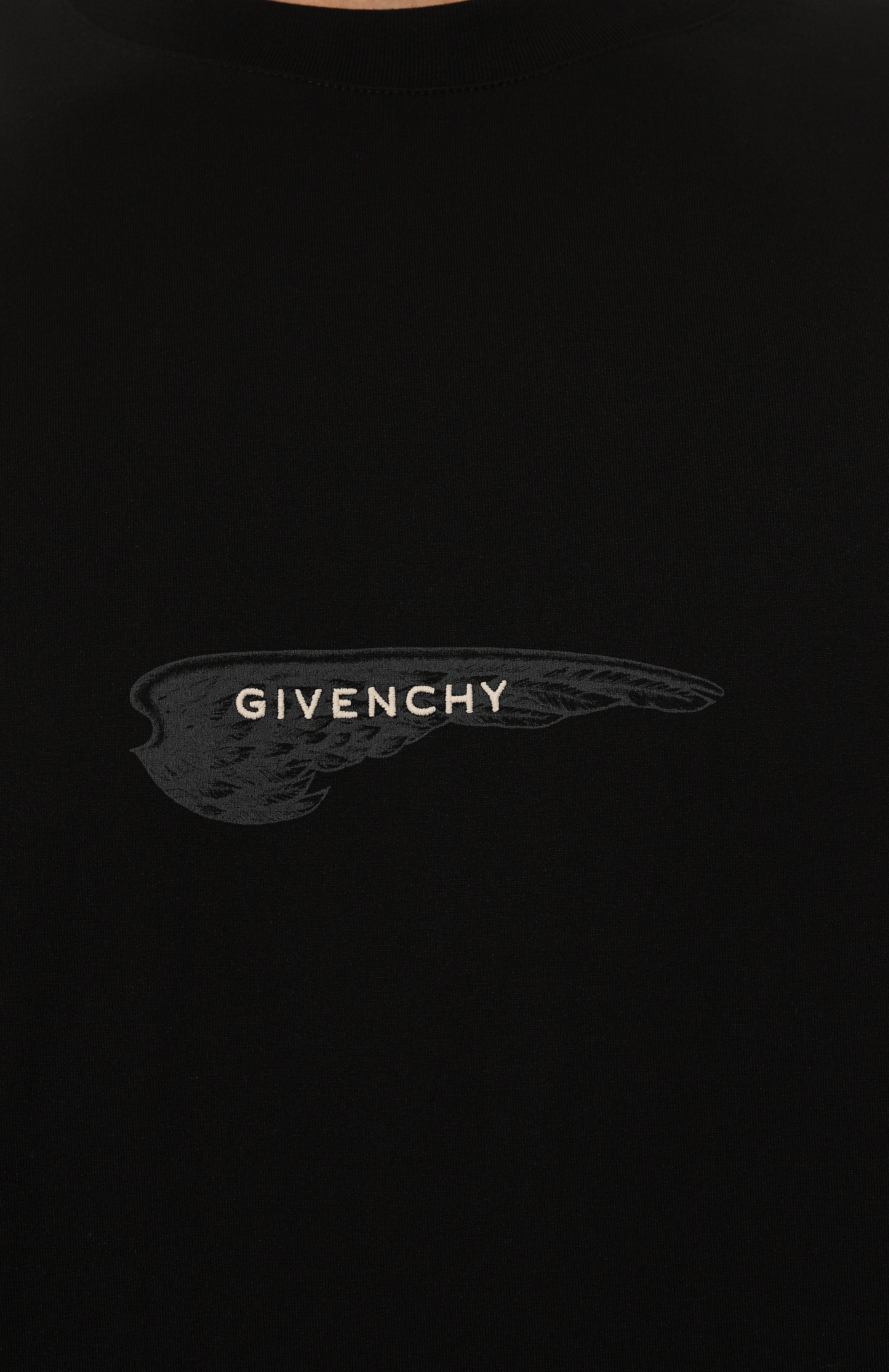 Хлопковая футболка GIVENCHY, арт. BM71JA3YN1, фото 5