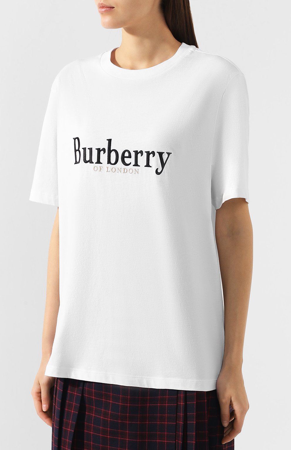 Хлопковая футболка BURBERRY, арт. 8005940, фото 3
