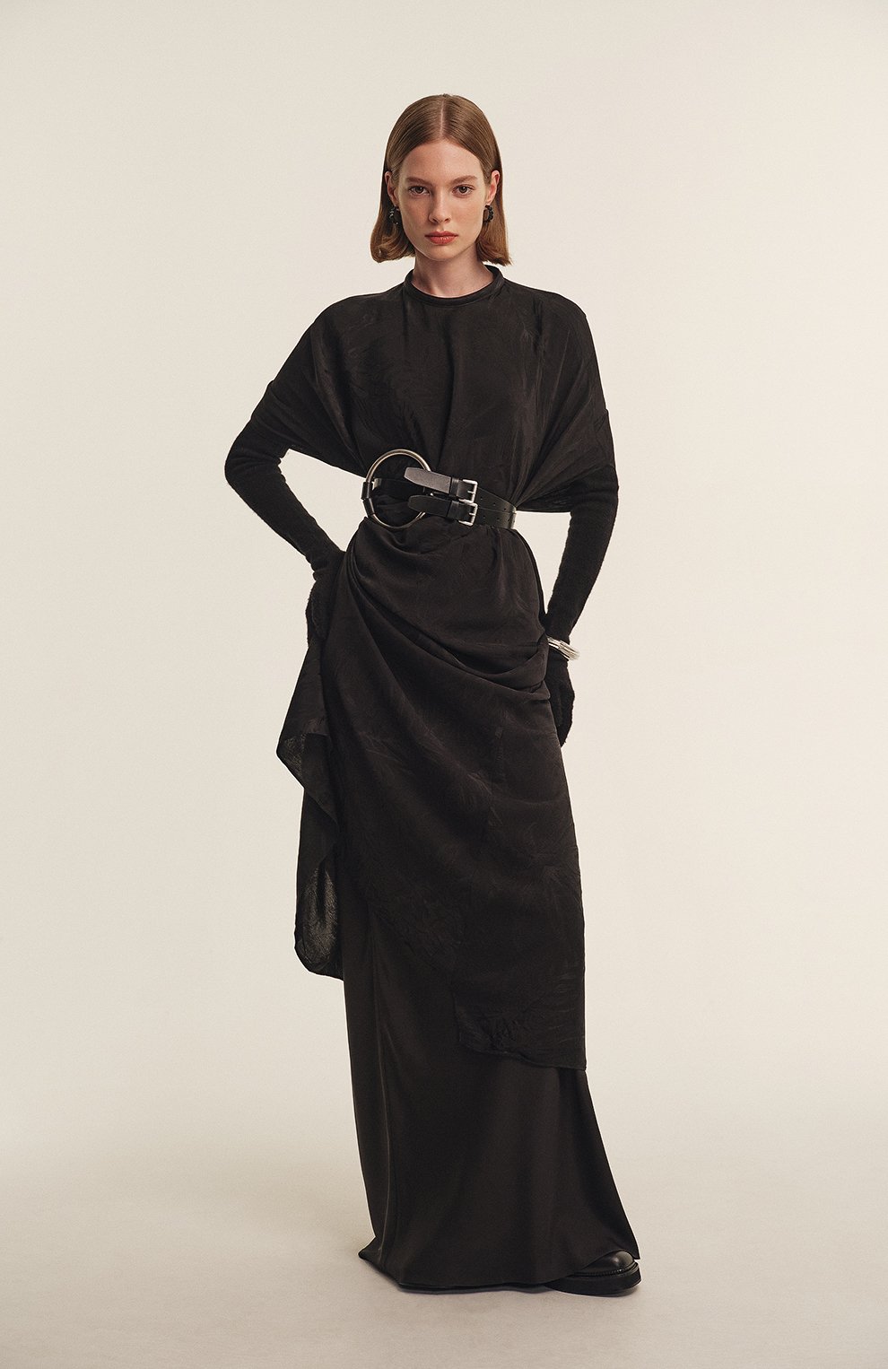 Атласная юбка KITON, арт. D54221K04S4607, фото 7