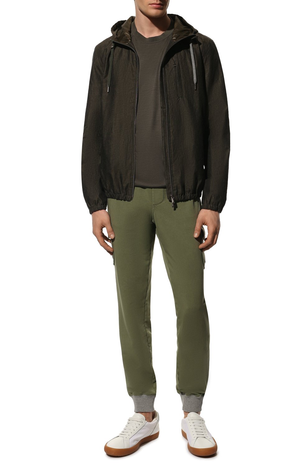 Льняная куртка CAPOBIANCO темно-зеленого цвета по цене 76650 руб., арт. 12M184.LIME., фото 2 Льняная куртка CAPOBIANCO, арт. 12M184.LIME., фото 2