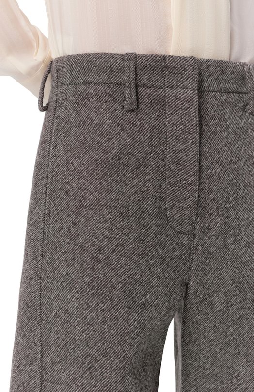 Шерстяные брюки Magda Butrym 159925 Серый  159925 Фото 5