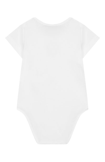 Хлопковое боди MOSCHINO белого цвета по цене 7995 руб., арт. MUT04K/LAA03, фото 2 Хлопковое боди MOSCHINO, арт. MUT04K/LAA03, фото 2