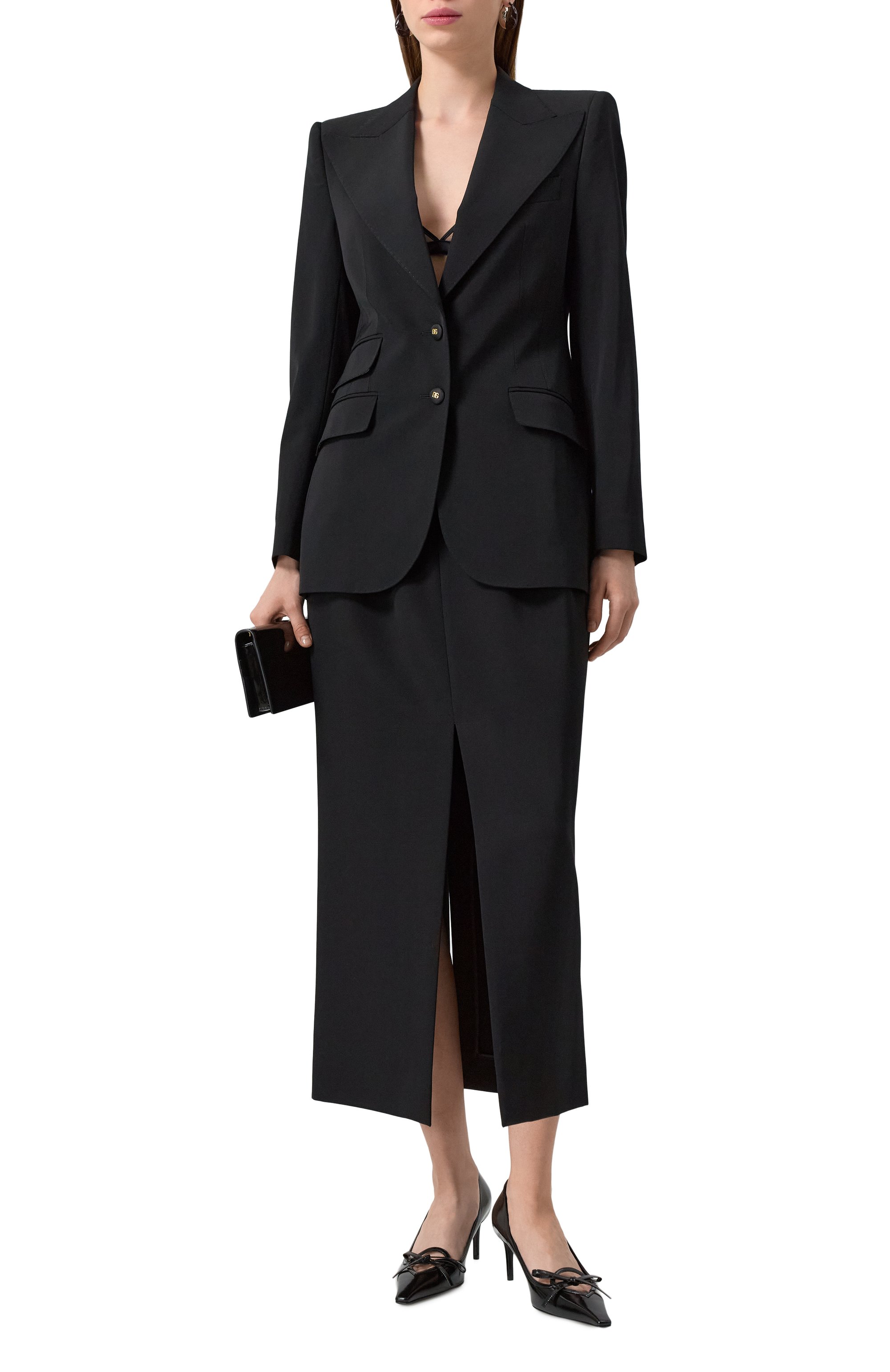 Кожаные туфли DOLCE & GABBANA, арт. CD1855/A1037, фото 2