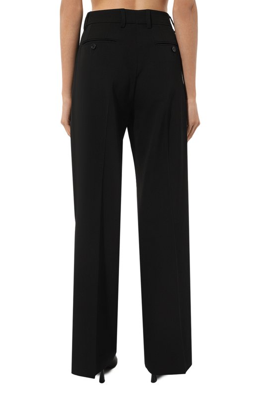 Шерстяные брюки Dolce & Gabbana FTC17T/FUBGB Чёрный  FTC17T/FUBGB Фото 4