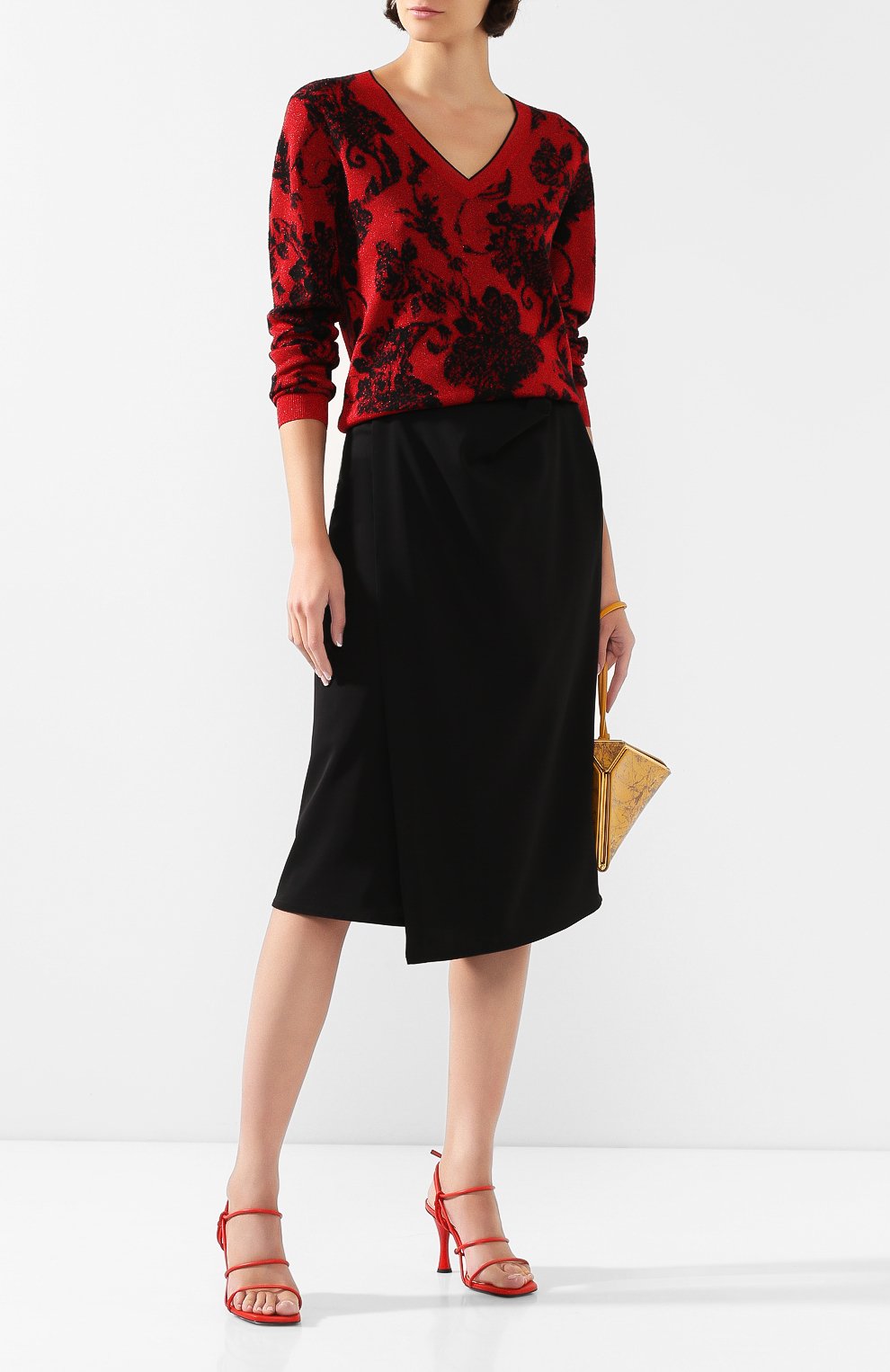 Пуловер из смеси шерсти и вискозы DRIES VAN NOTEN, арт. 201-31216-9715, фото 2