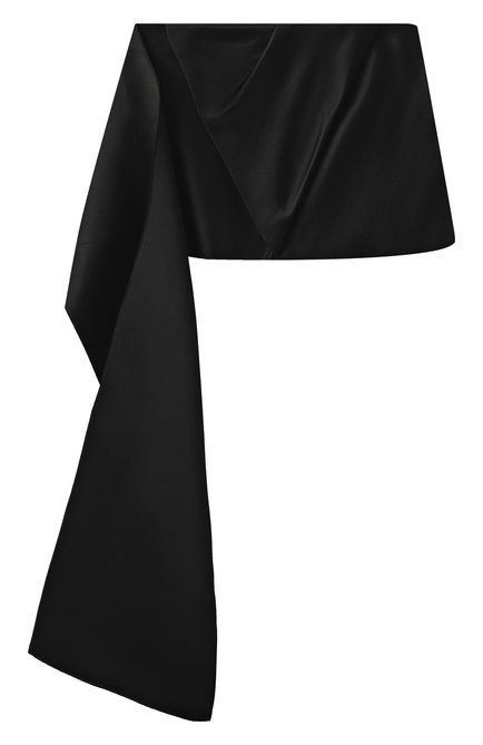 Женская атласная юбка PRADA, арт. P192TG-393-F0002