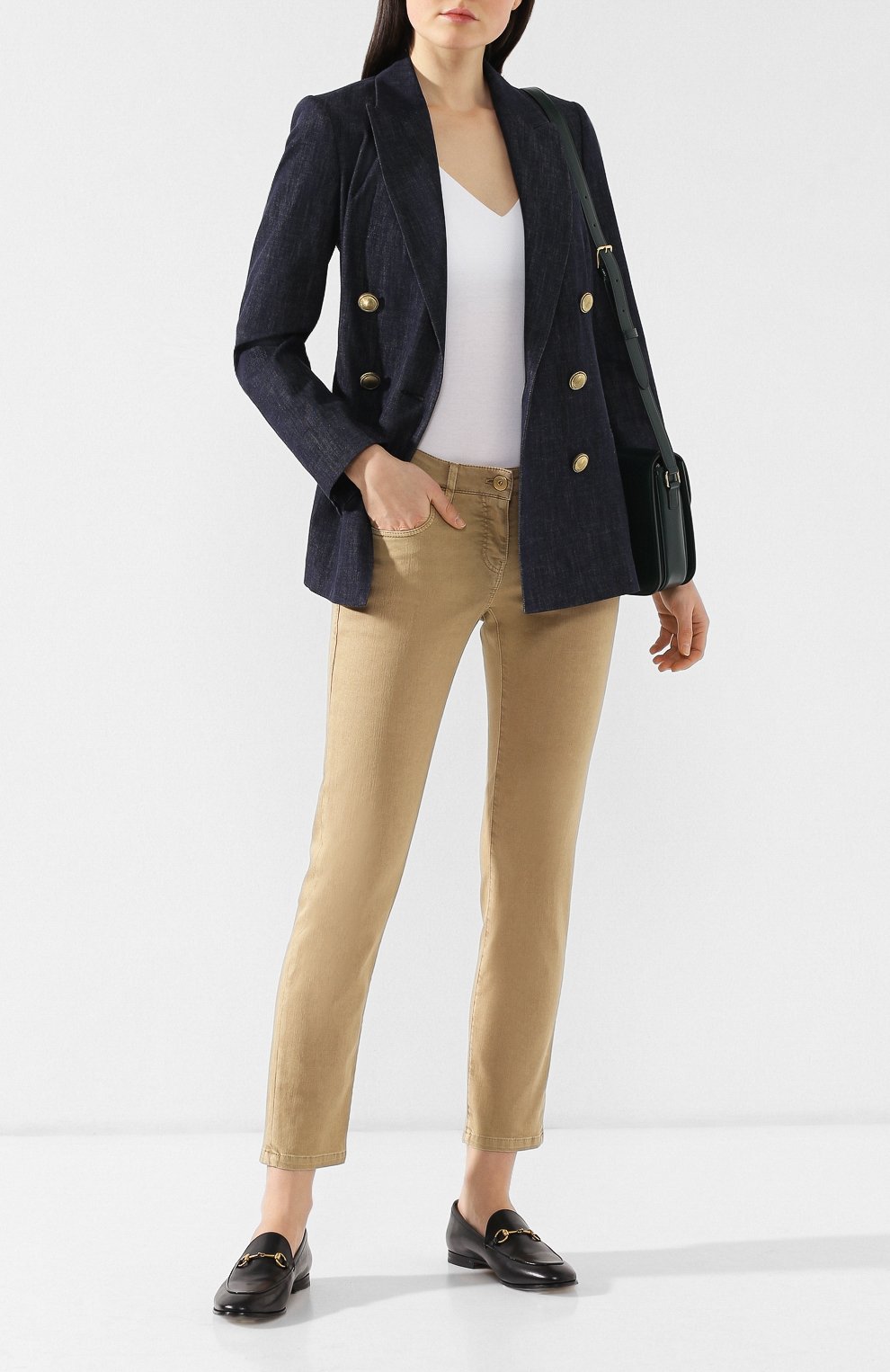 Джинсы прямого кроя BRUNELLO CUCINELLI, арт. MA080P5153, фото 2