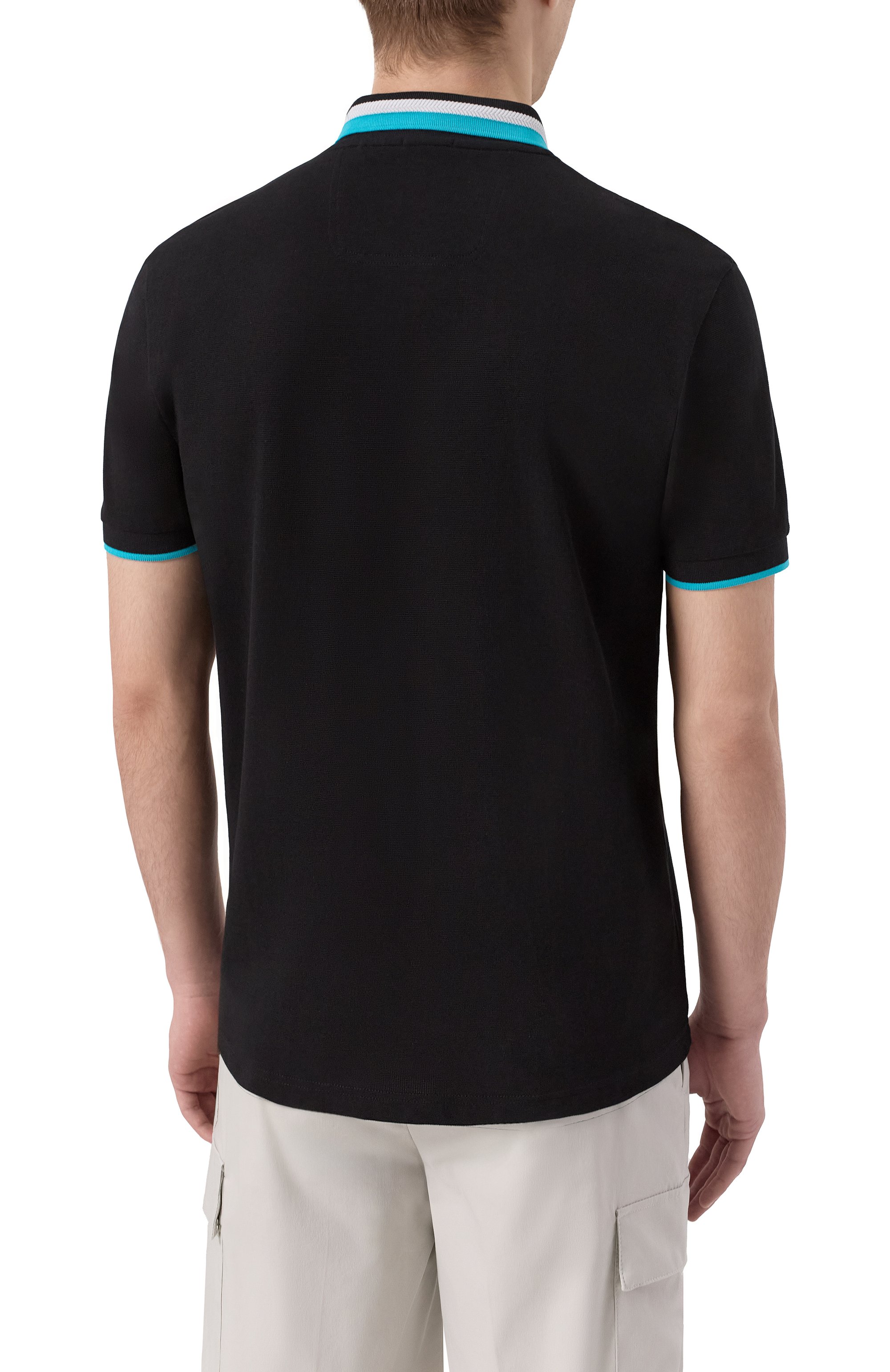 Хлопковое поло BOSS GREEN, арт. 50538101, фото 4