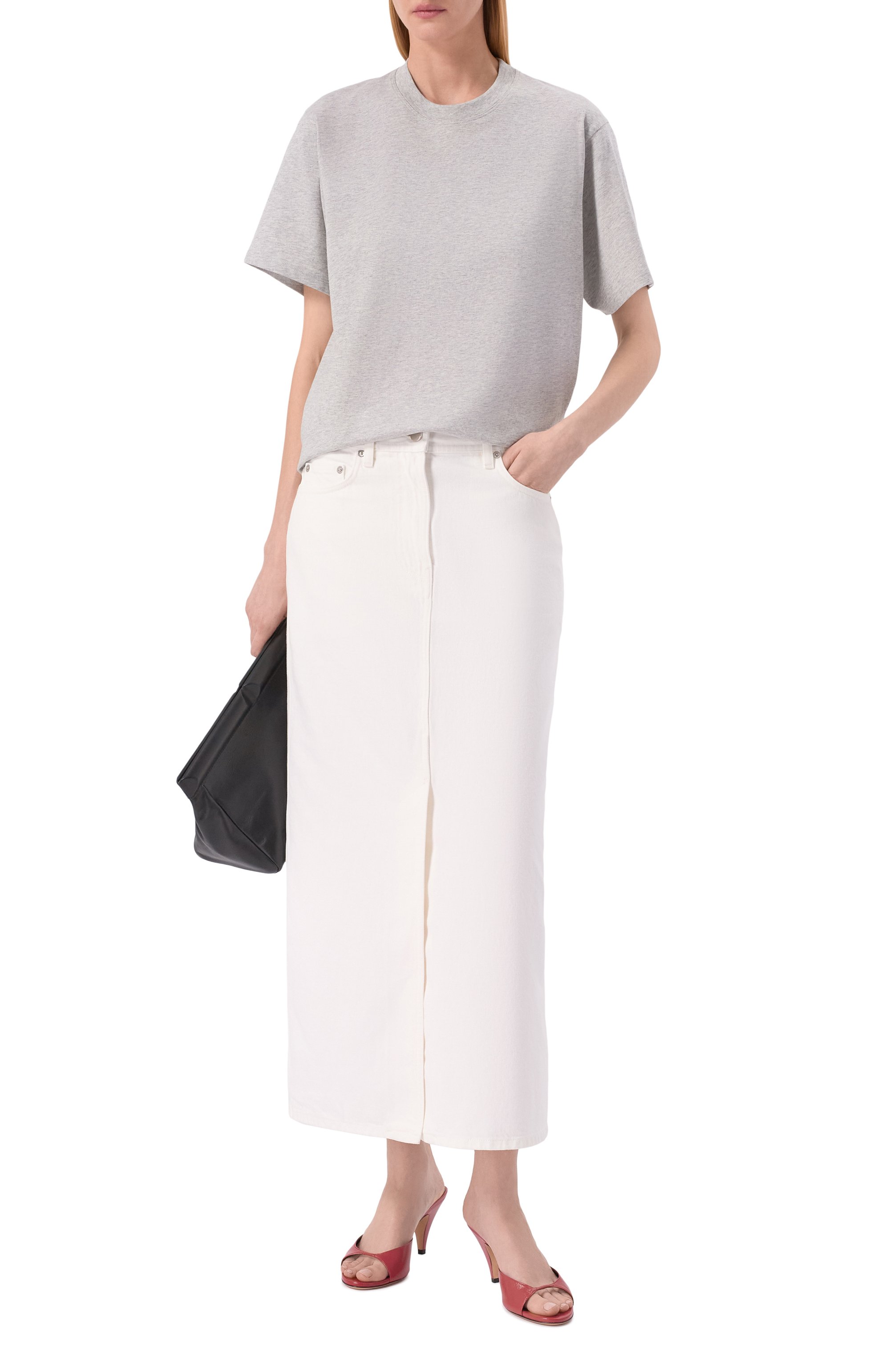 Хлопковая футболка LOULOU DE SAISON, арт. TELANT0 LDS, фото 2