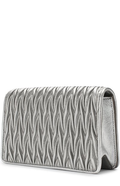 Кожаная сумка на цепочке MIU MIU, арт. 5BF069-N88-F0135-OCO, фото 2