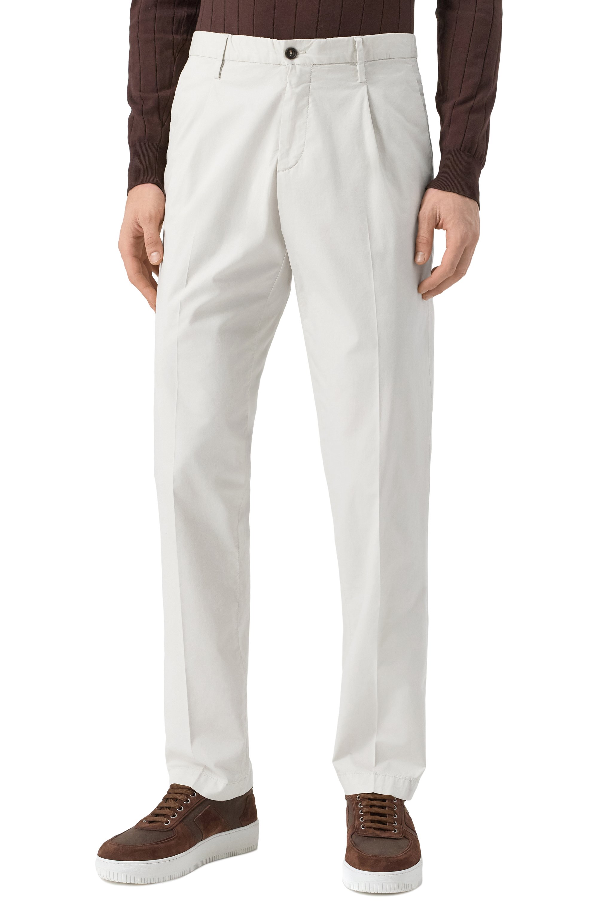 Брюки из лиоцелла и хлопка CORNELIANI, арт. 254ED6-2520127, фото 3