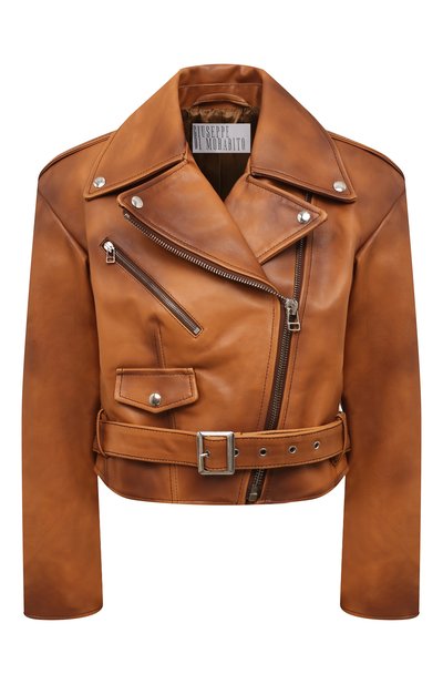 Женская кожаная куртка GIUSEPPE DI MORABITO, арт. 03PFJA078P 03339