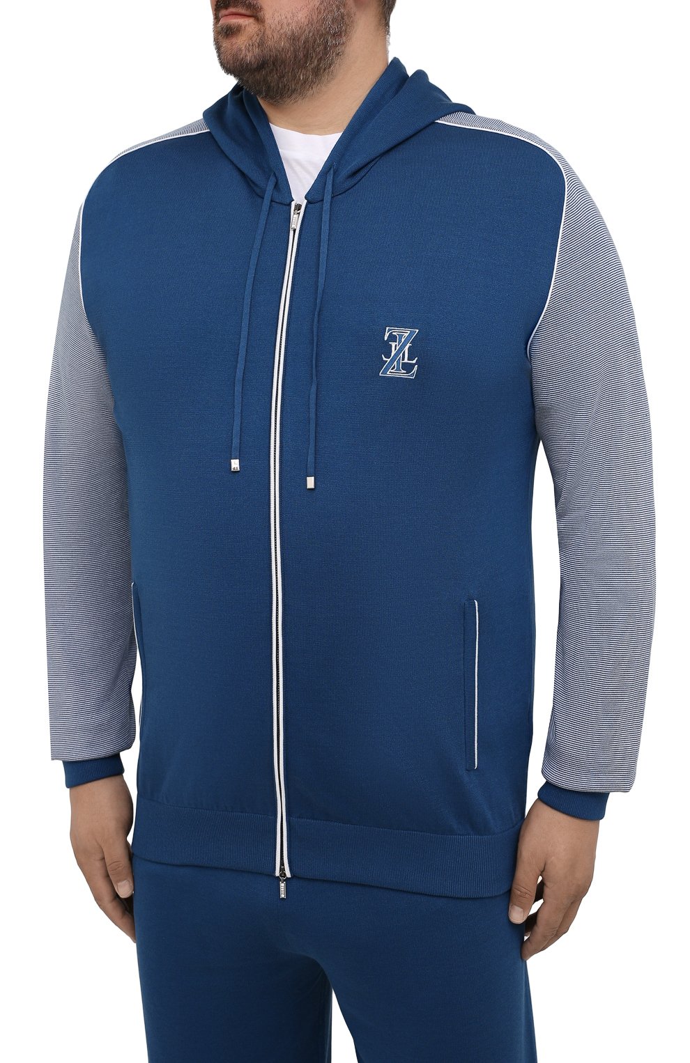 Спортивный костюм из хлопка и шелка ZILLI, арт. MBV-J0157-NEJ01/ML01, фото 2