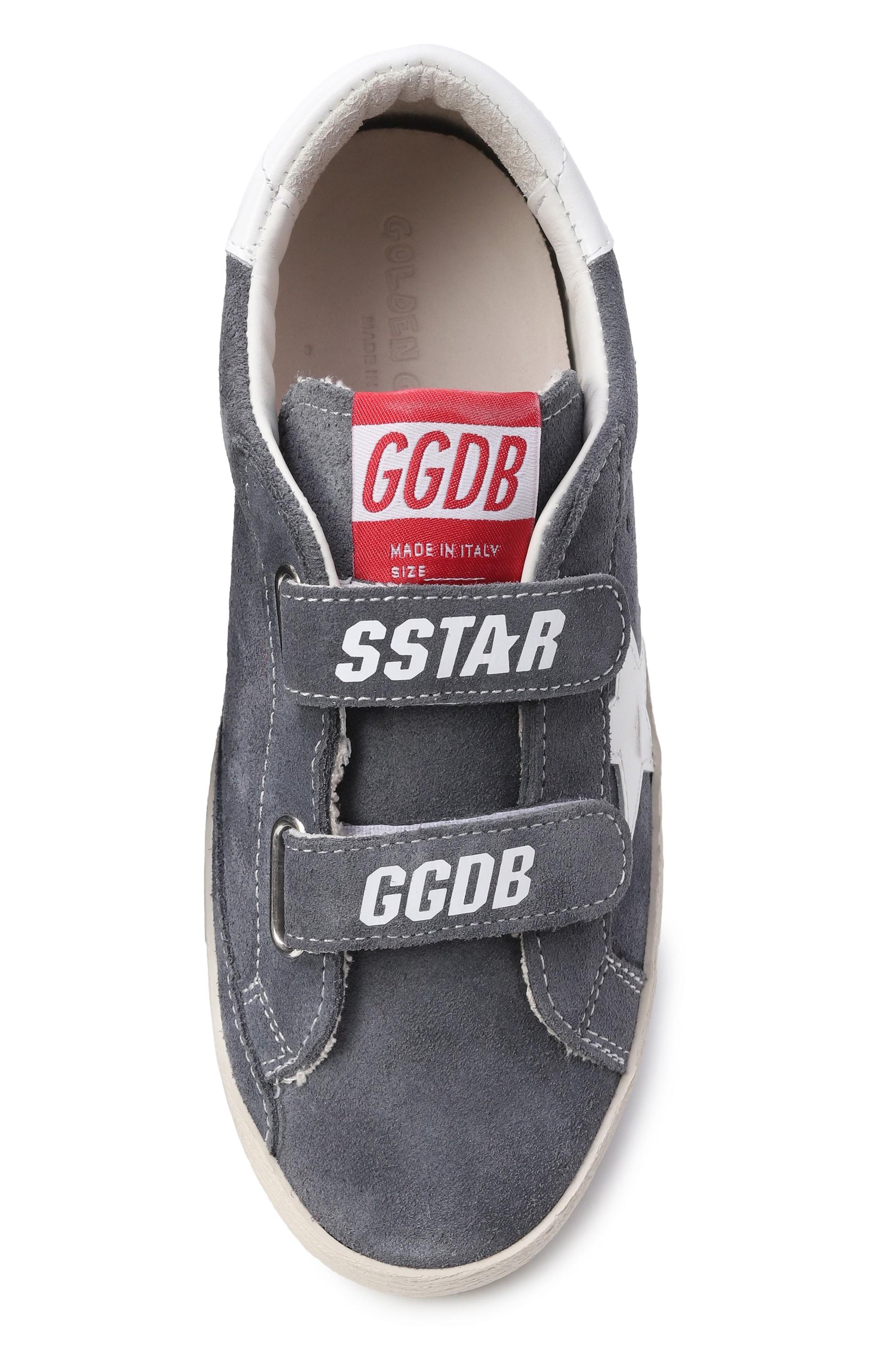 Замшевые кеды old school GOLDEN GOOSE DELUXE BRAND, арт. GTF00111.F008036, фото 4