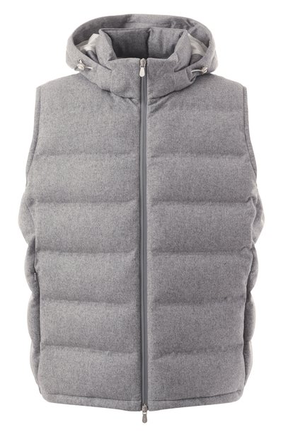 Мужской пуховый жилет BRUNELLO CUCINELLI, арт. MQ4631608