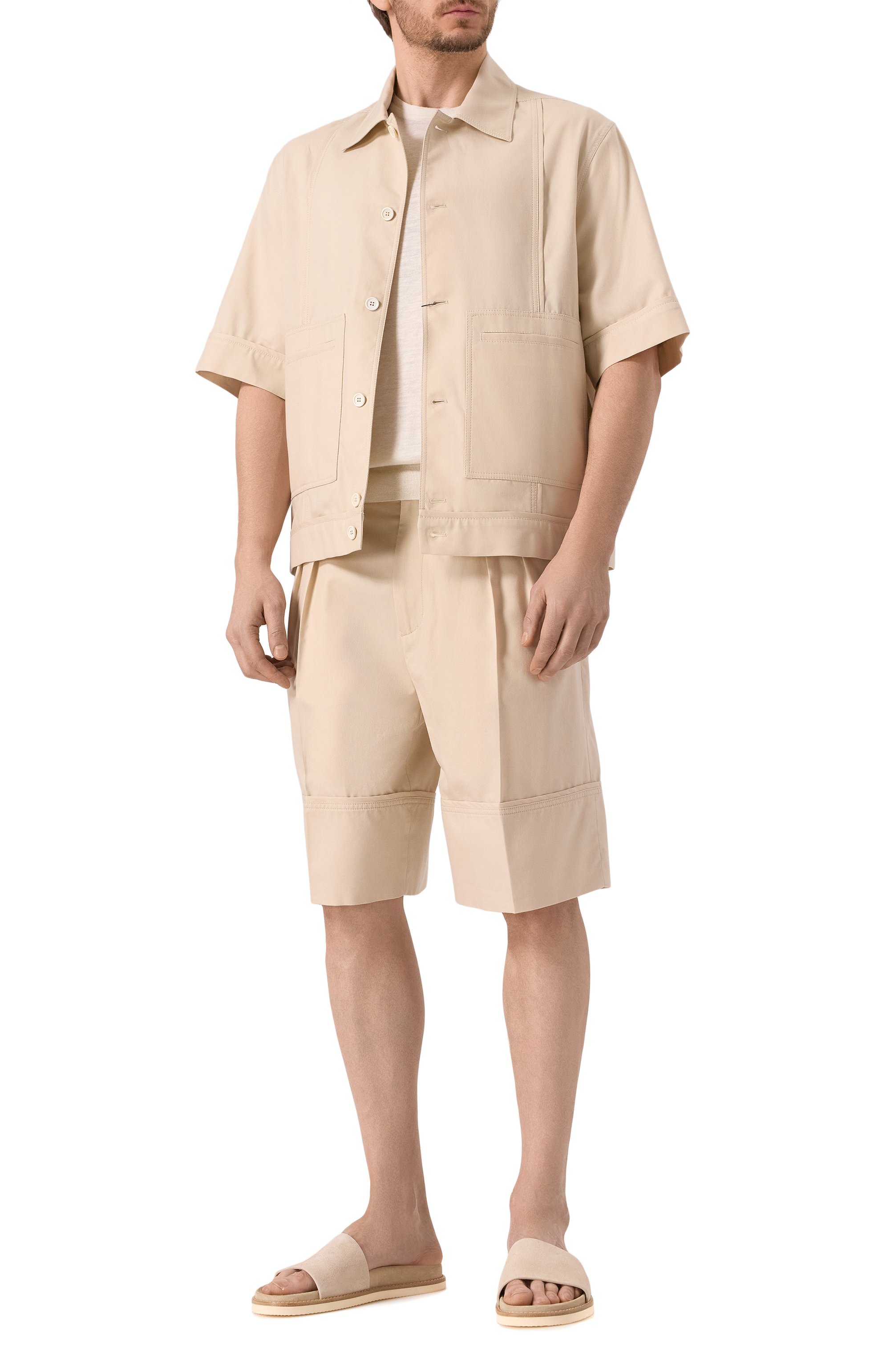 Рубашка из хлопка и шелка MVST, арт. 25E/X1P/0/G041/0207, фото 2