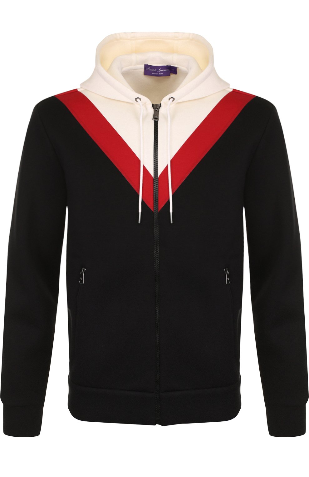 Толстовка из вискозы на молнии с капюшоном RALPH LAUREN, арт. 790688210, фото 1