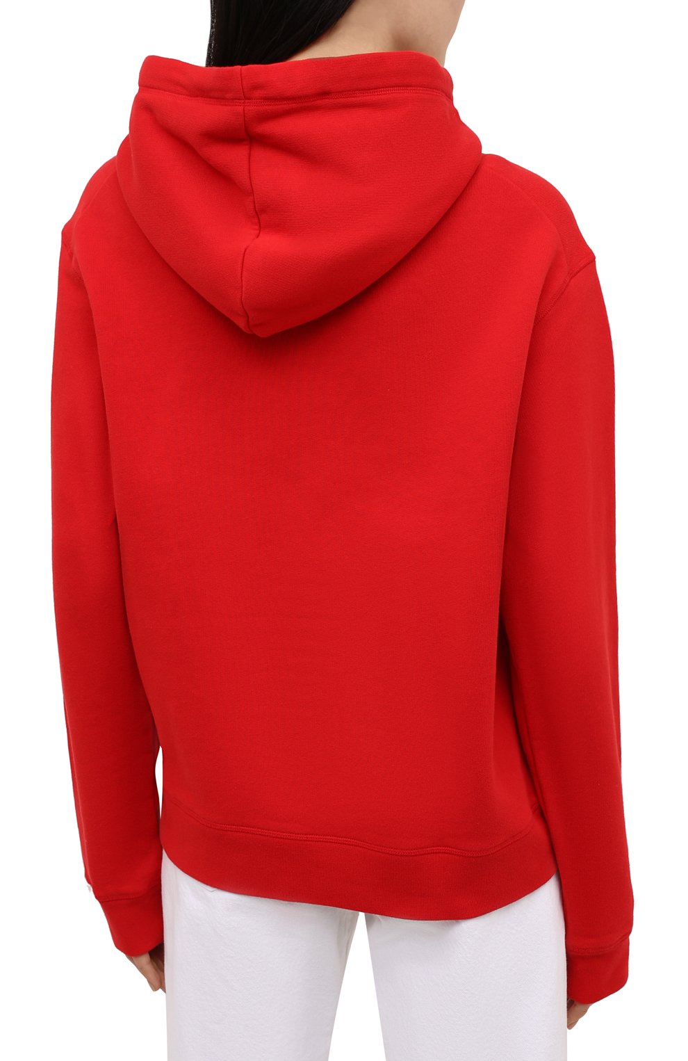 Хлопковое худи DSQUARED2 красного цвета по цене 36950 руб., арт. S75GU0345/S25042, фото 4 Хлопковое худи DSQUARED2, арт. S75GU0345/S25042, фото 4