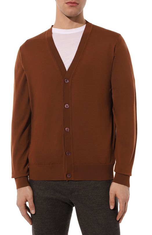 

Шерстяной кардиган MVST, Коричневый