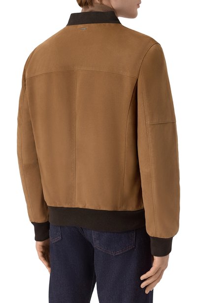 Замшевый бомбер WINDSOR, арт. RENAT0-L/1300160, фото 4