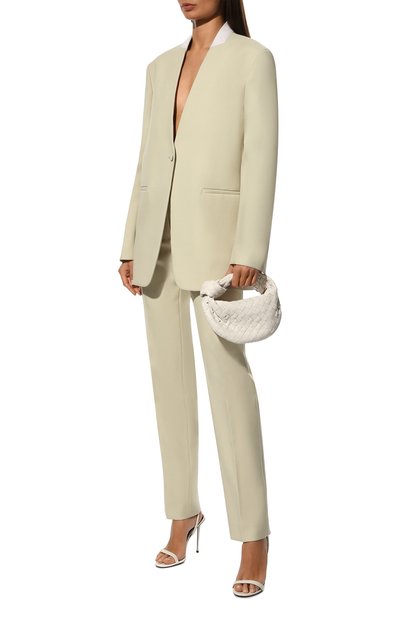 Сумка jodie mini BOTTEGA VENETA белого цвета по цене 363000 руб., арт. 651876/VCPP5, фото 2 Сумка jodie mini BOTTEGA VENETA, арт. 651876/VCPP5, фото 2