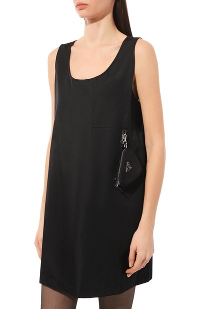 Хлопковое платье PRADA, арт. 139690-1XBH-F0002-212, фото 3