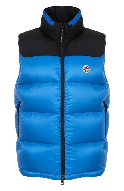 Мужской пуховый жилет ophrys MONCLER синего цвета по цене 0 руб., арт. 1A00160/5967G | Фото 1