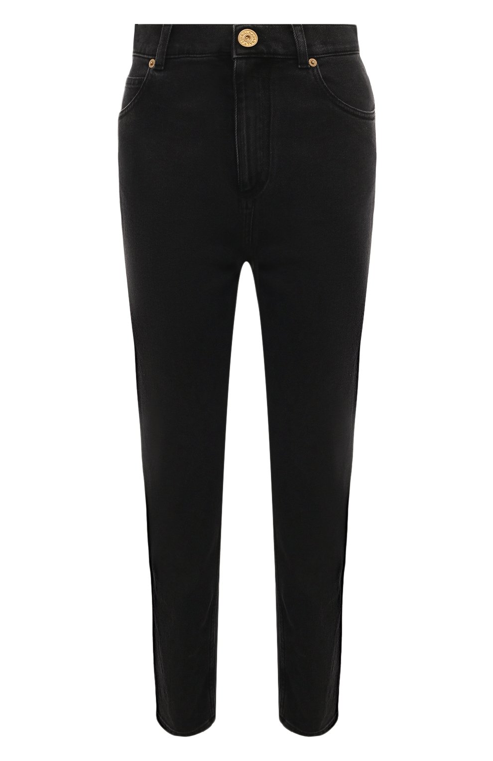 Джинсы BALMAIN черного цвета по цене 72100 руб., арт. CF1MG007/DB67, фото 1 Джинсы BALMAIN, арт. CF1MG007/DB67, фото 1